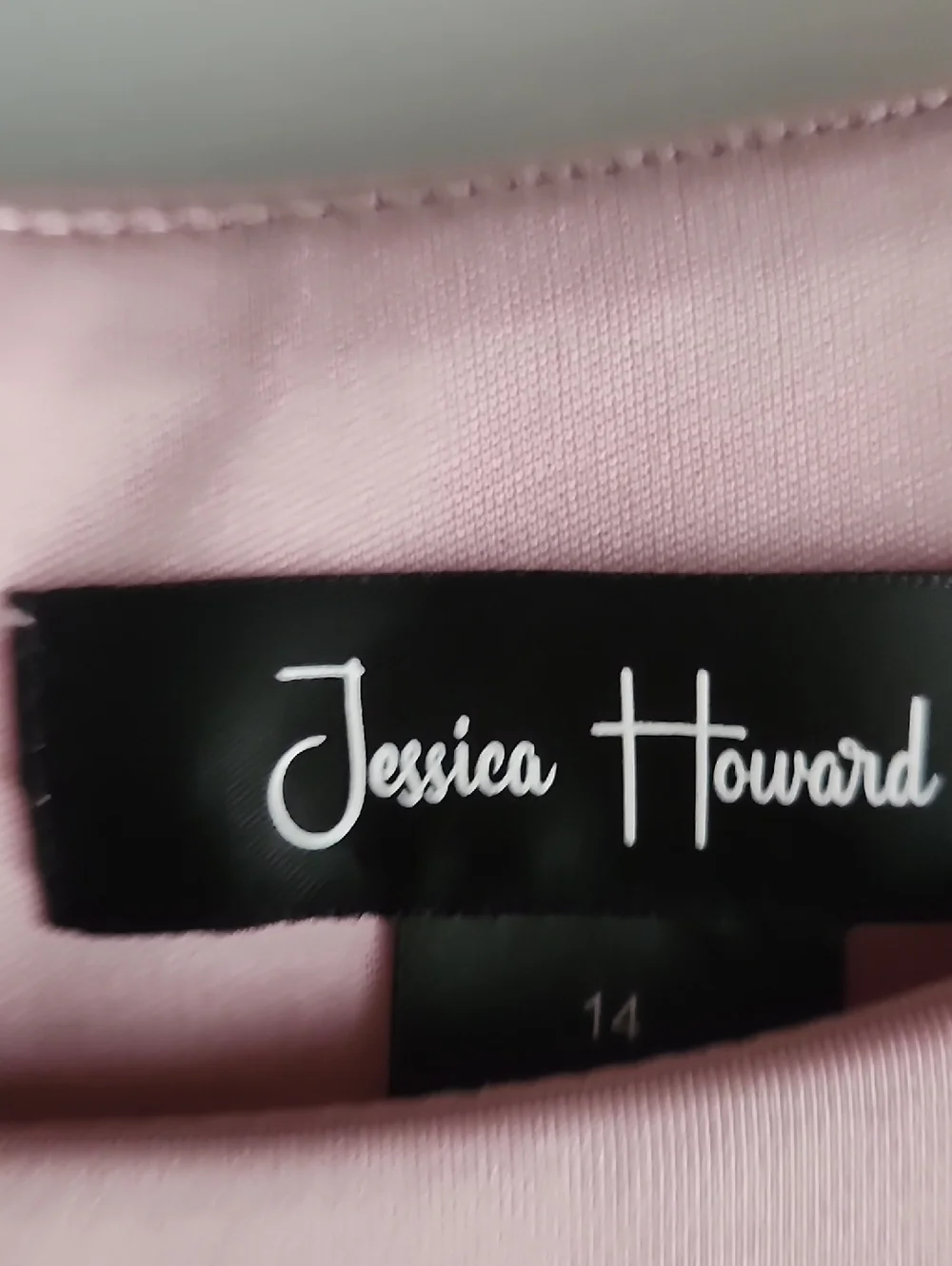 Jessica Howard Blush Pink Sleeveless Sheath Dress with Flower Accent Price Final - Picture 2 of 4